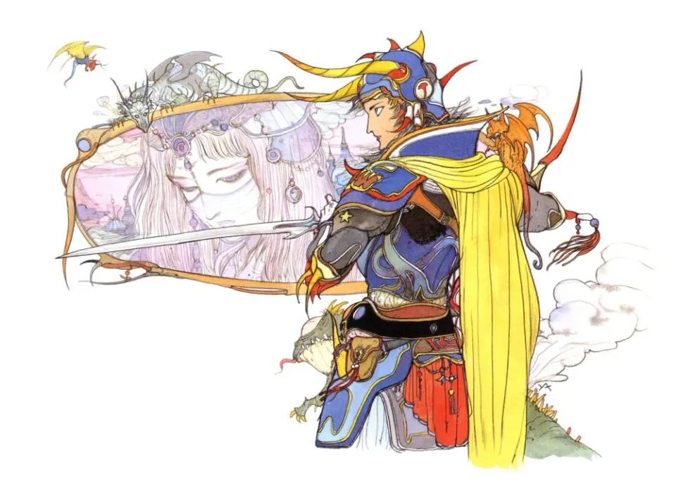 Amano's art for the Final Fantasy Origins release.